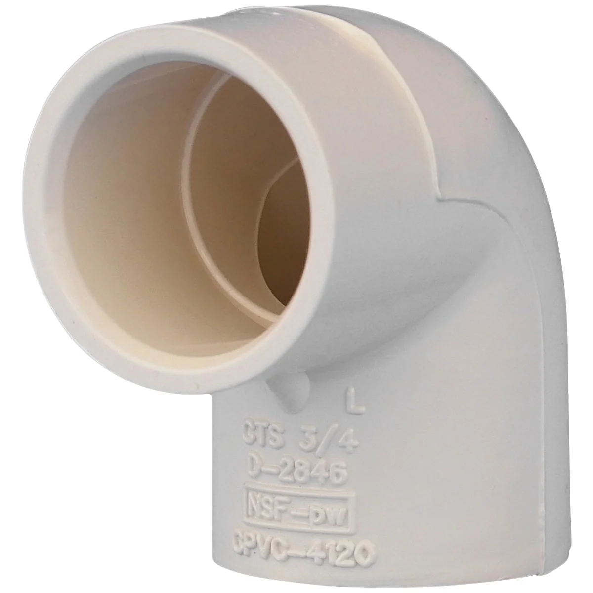 Durable Charlotte Pipe 3 4 In. Slip x Slip 90 Deg. CPVC Elbow 1 4 Bend Minimalist