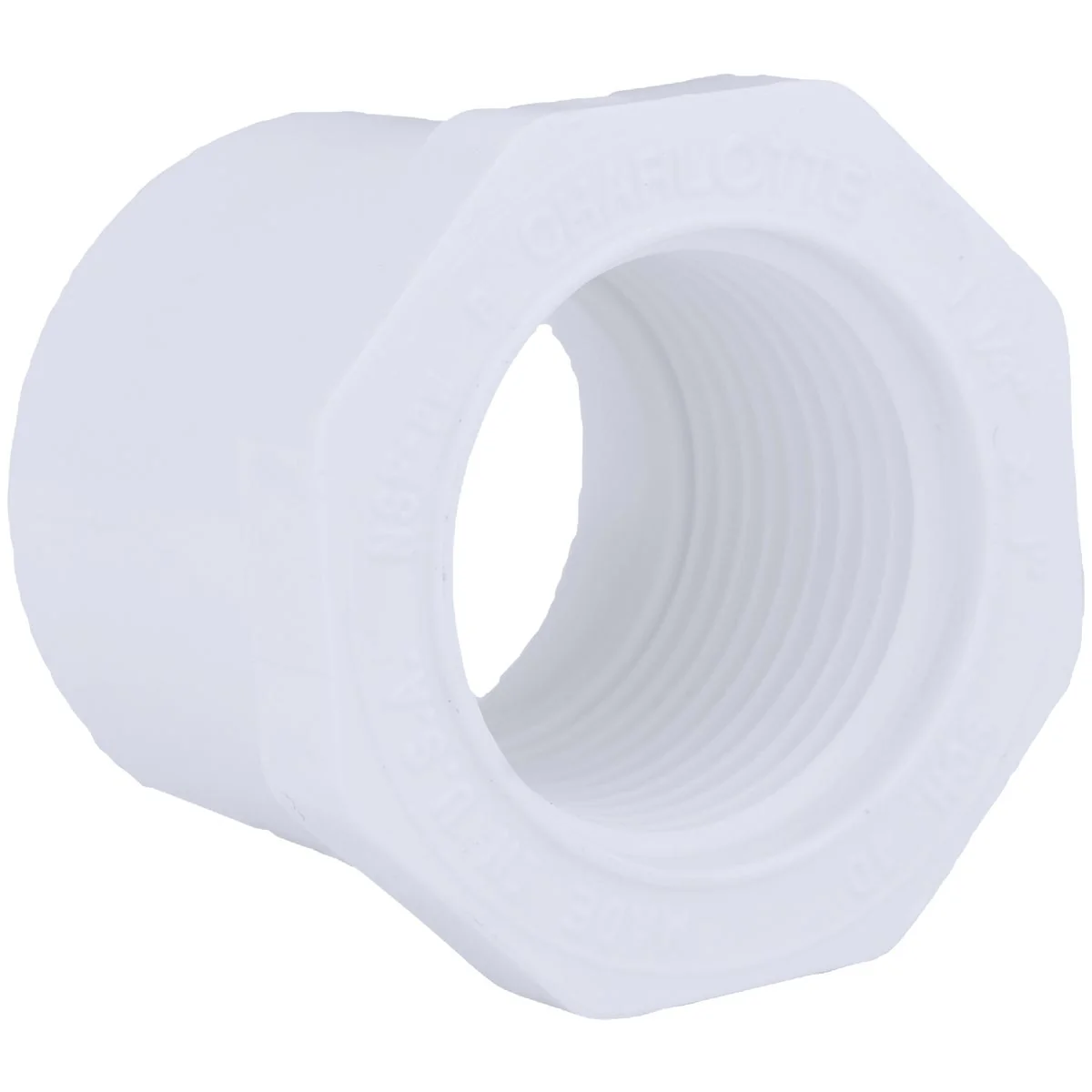 Convenient Charlotte Pipe 1-1 4 In. SPG x 1 In. FPT Schedule 40 PVC Bushing Flexible