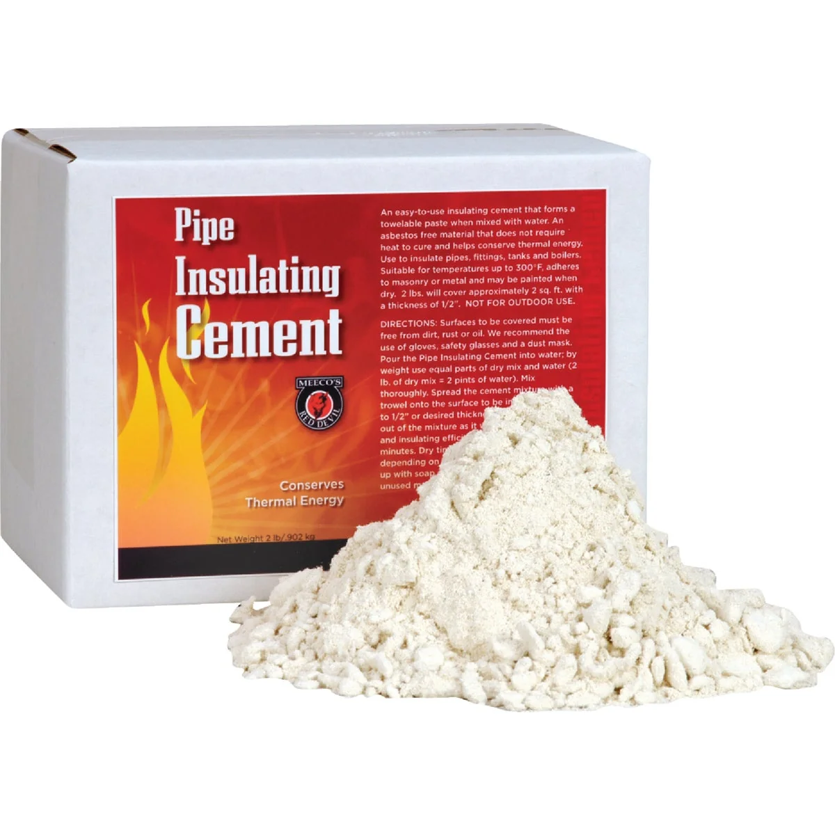 Natural Meeco’s Red Devil Up to 300 F Pipe Insulation Enhanced