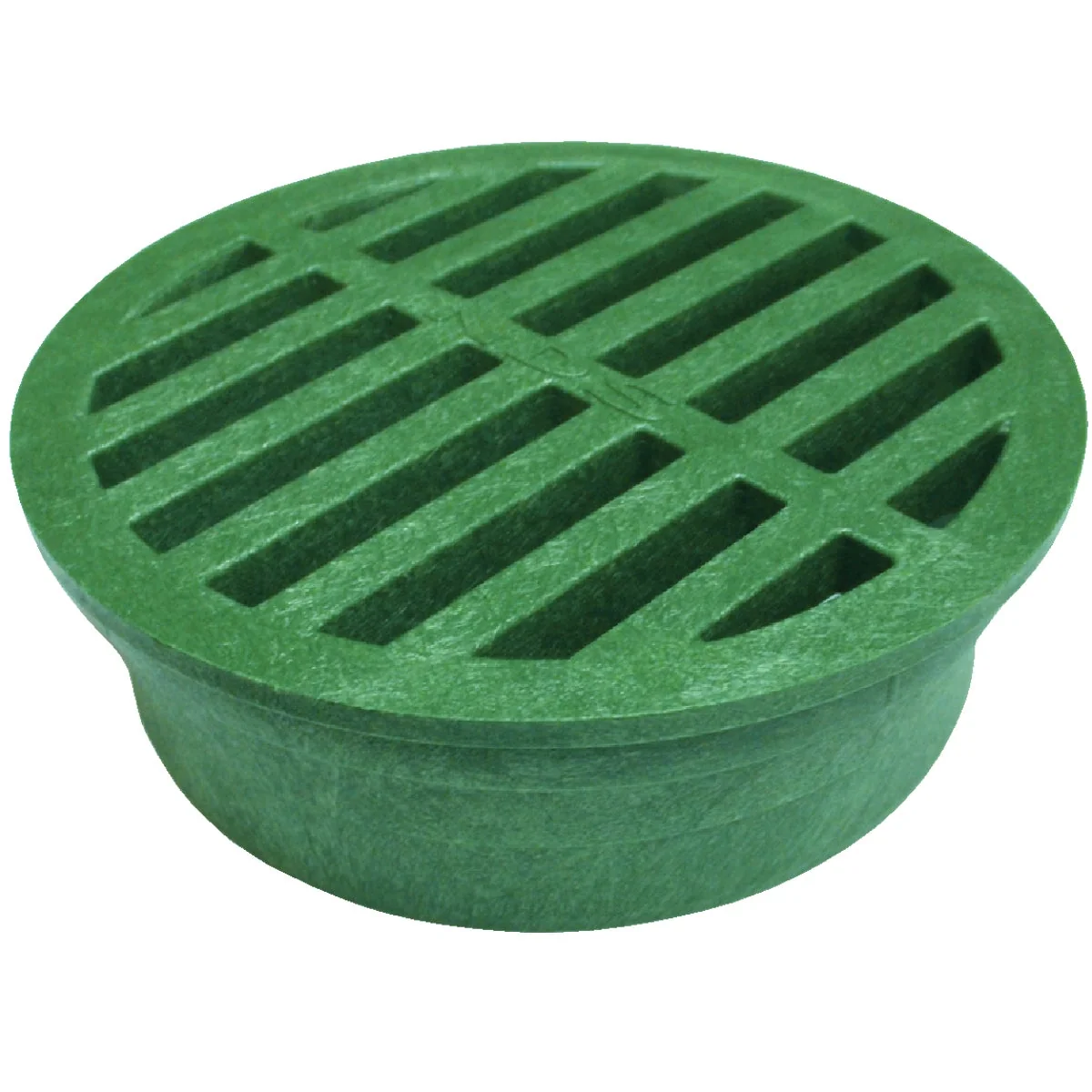 Clean NDS 4 In. Green PVC Round Grate Elite