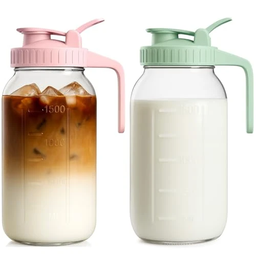 Trusted Mason Jar Pitcher Set of 2 2 Count Quality