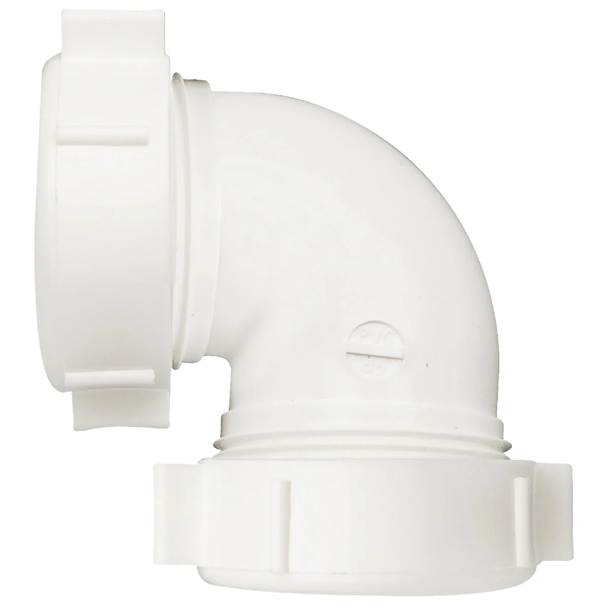 Consistent Do it 1-1 2 In. White Plastic Elbow Flexible