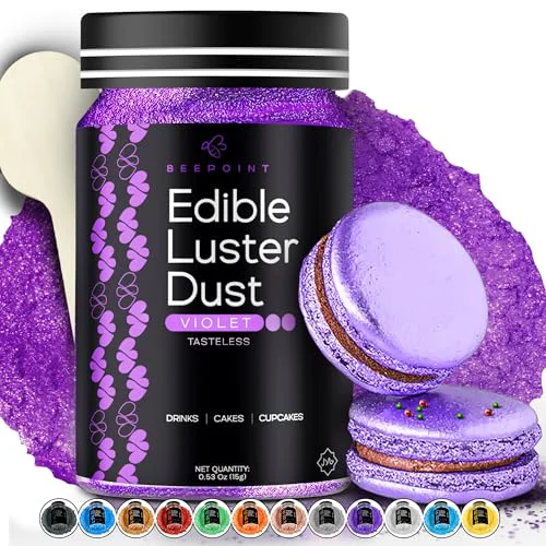 Durable Violet Edible Luster Dust 15g High-End