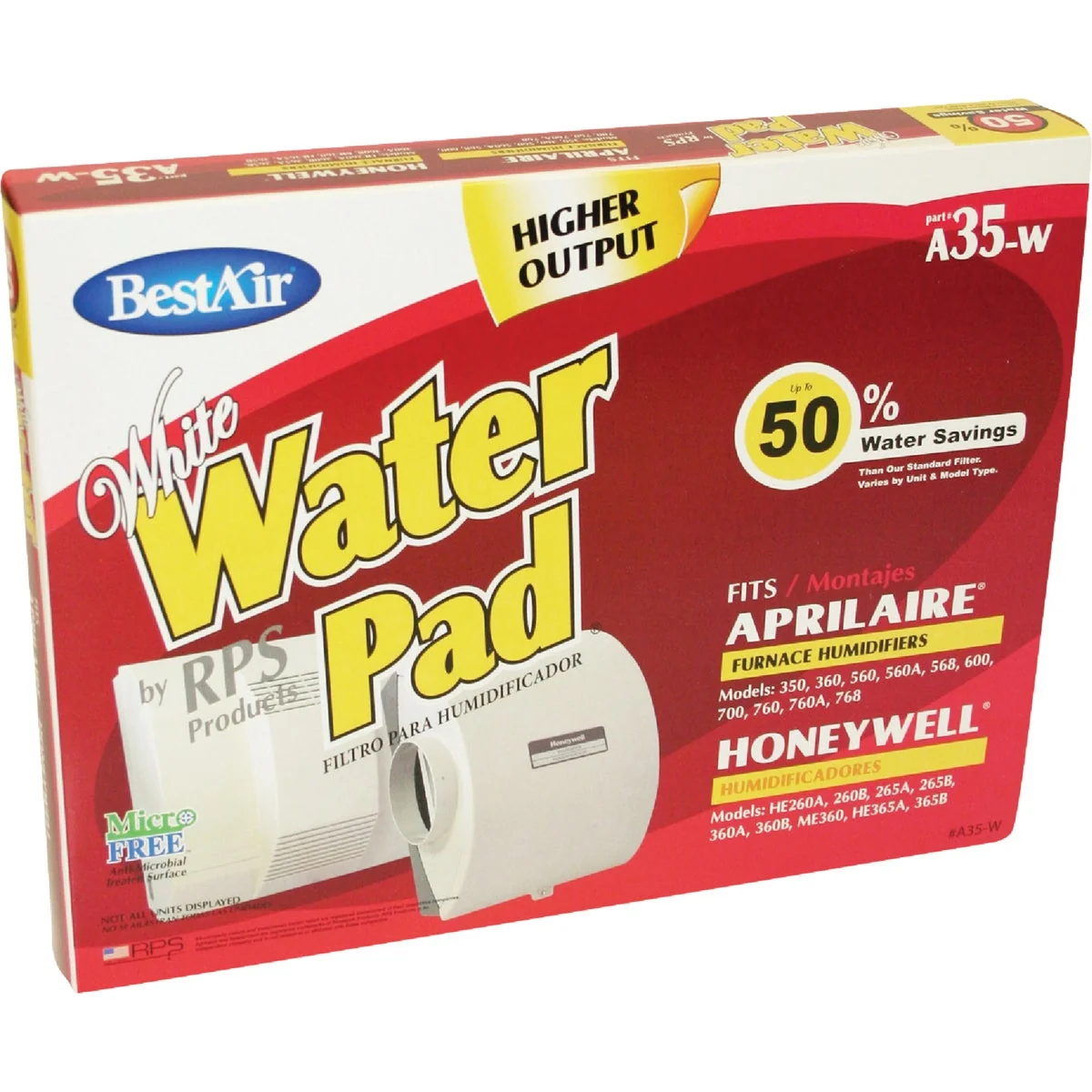 Official Air White WaterPad A35W Humidifier Wick Filter Top-Quality