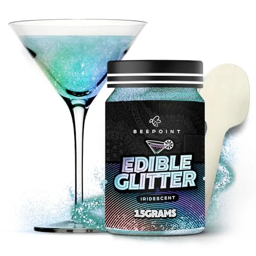 Official Iridescent Edible Glitter for Drinks 15g Selected