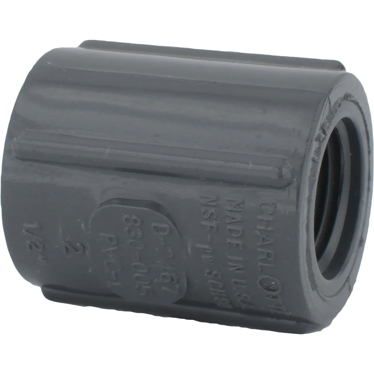 Environmentally Friendly Charlotte Pipe 1 2 In. FIP x FIP PVC Coupling Long-Lasting