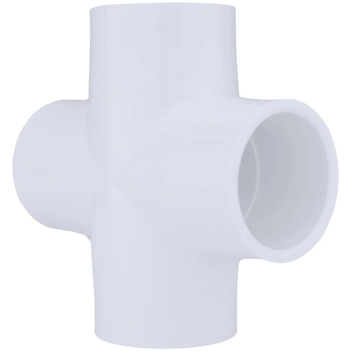Traditional Charlotte Pipe 1-1 4 In. Schedule 40 Slip PVC Cross Specialty
