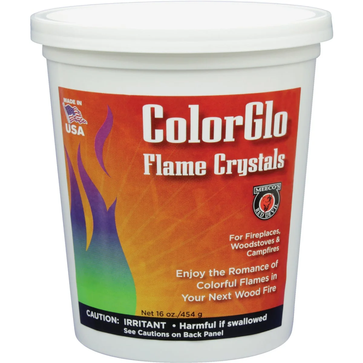 Reliable Meeco’s Red Devil ColorGlo 1 Lb. Color Flame Crystals Quality