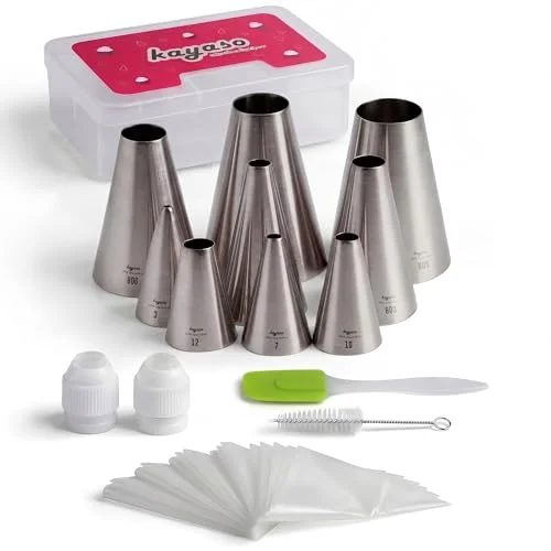Soft Round Piping Tip Set Solid