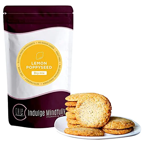Breathable Lemon Poppyseed Keto Cookie Mix Low Carb Gluten Unique