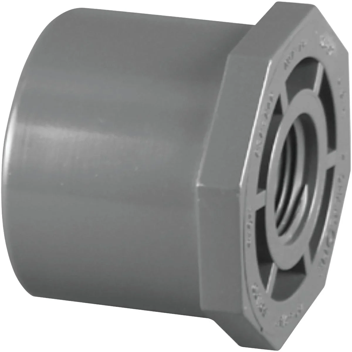 Eco-Friendly Charlotte Pipe 2 In. Spigot x 3 4 In. FIP Schedule 80 PVC Bushing Secure