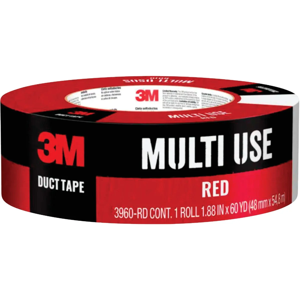 Luxury 3M 1.88 In. x 60 Yd. Colored Duct Tape Red Genuine