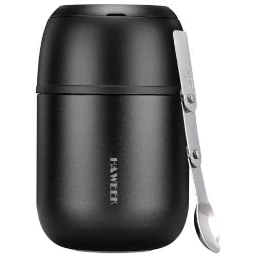 Breathable 17oz Insulated Food Jar with Spoon Consistent