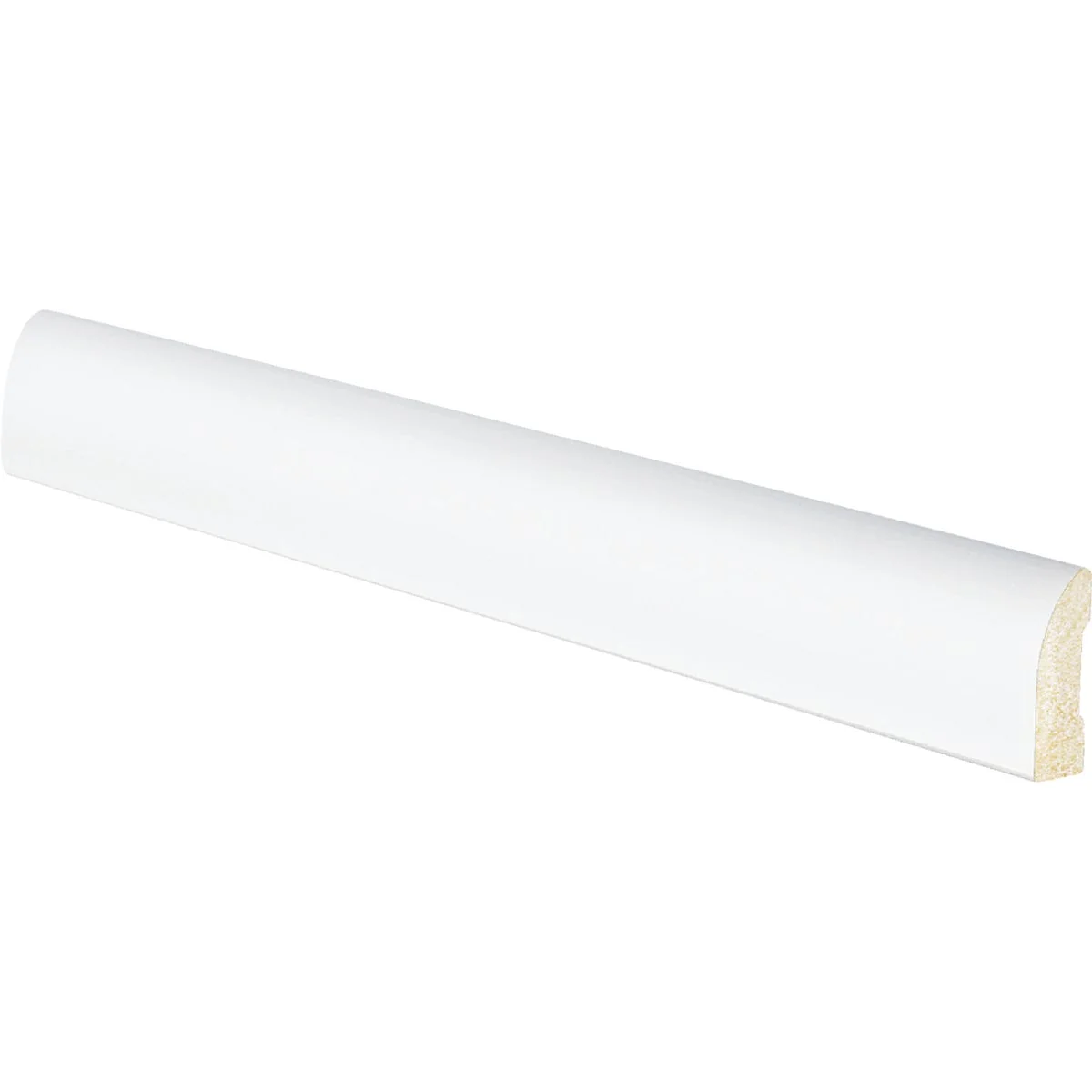 Durable Inteplast Building Products 3 8 In. W. x 1-5 16 In. H. x 7 Ft. L. Crystal White Polystyrene Ranch Stop Molding Authentic