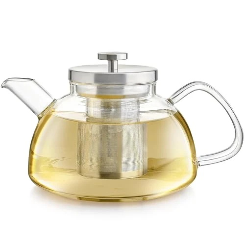 Fashionable Balance Borosilicate Glass Tea Kettle Teapot Consistent