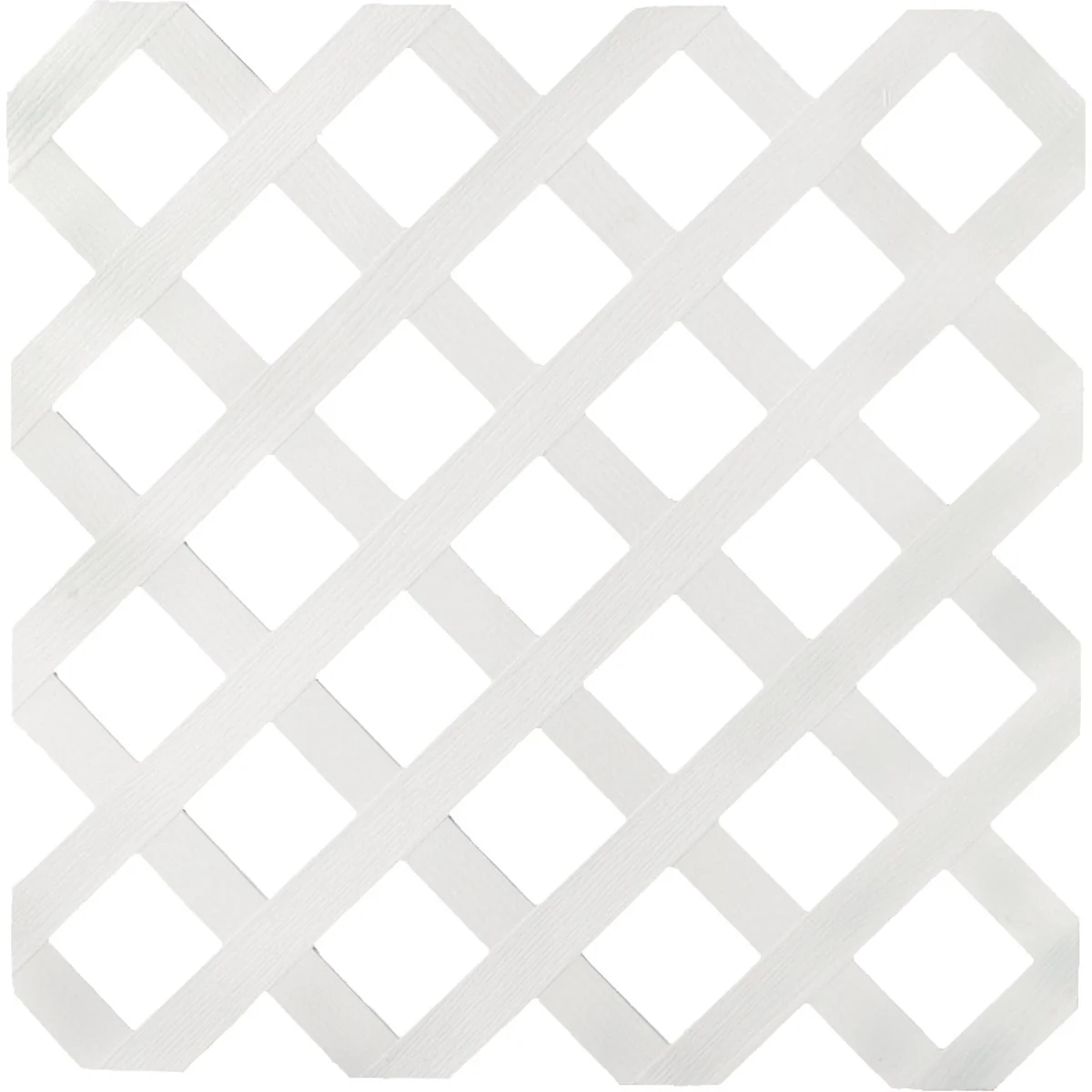 Exclusive Dimensions 4 Ft. W x 8 Ft. L x 1 8 In. Thick White Vinyl Lattice Panel Excellent