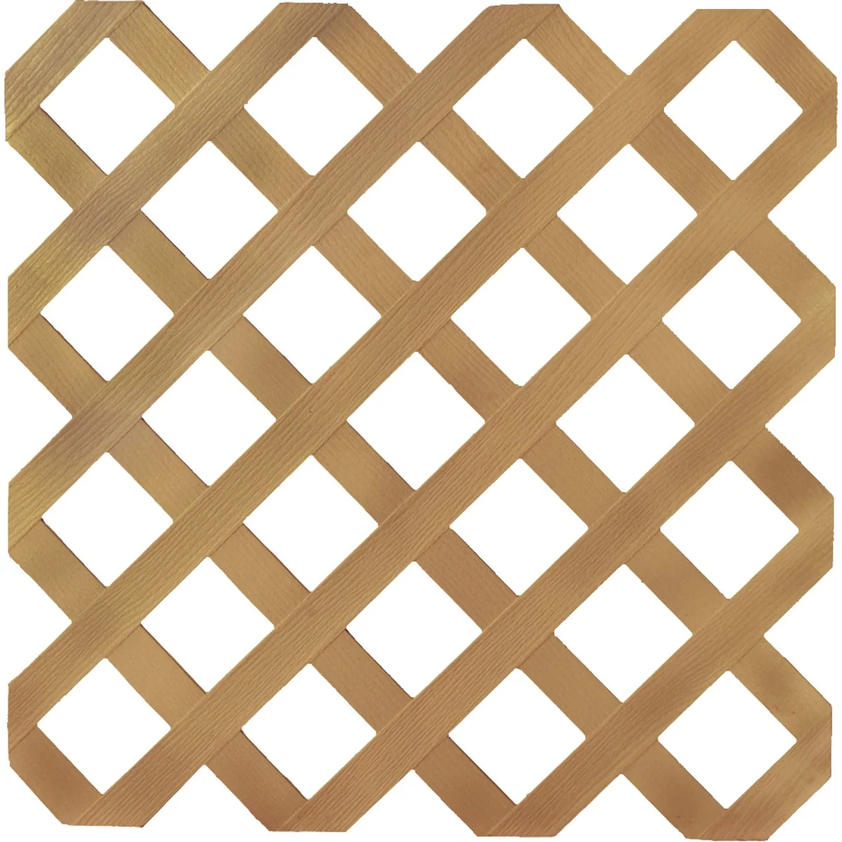 Smart Dimensions 4 Ft. W x 8 Ft. L x 1 8 In. Thick Cedar Colored Vinyl Lattice Panel Optimized