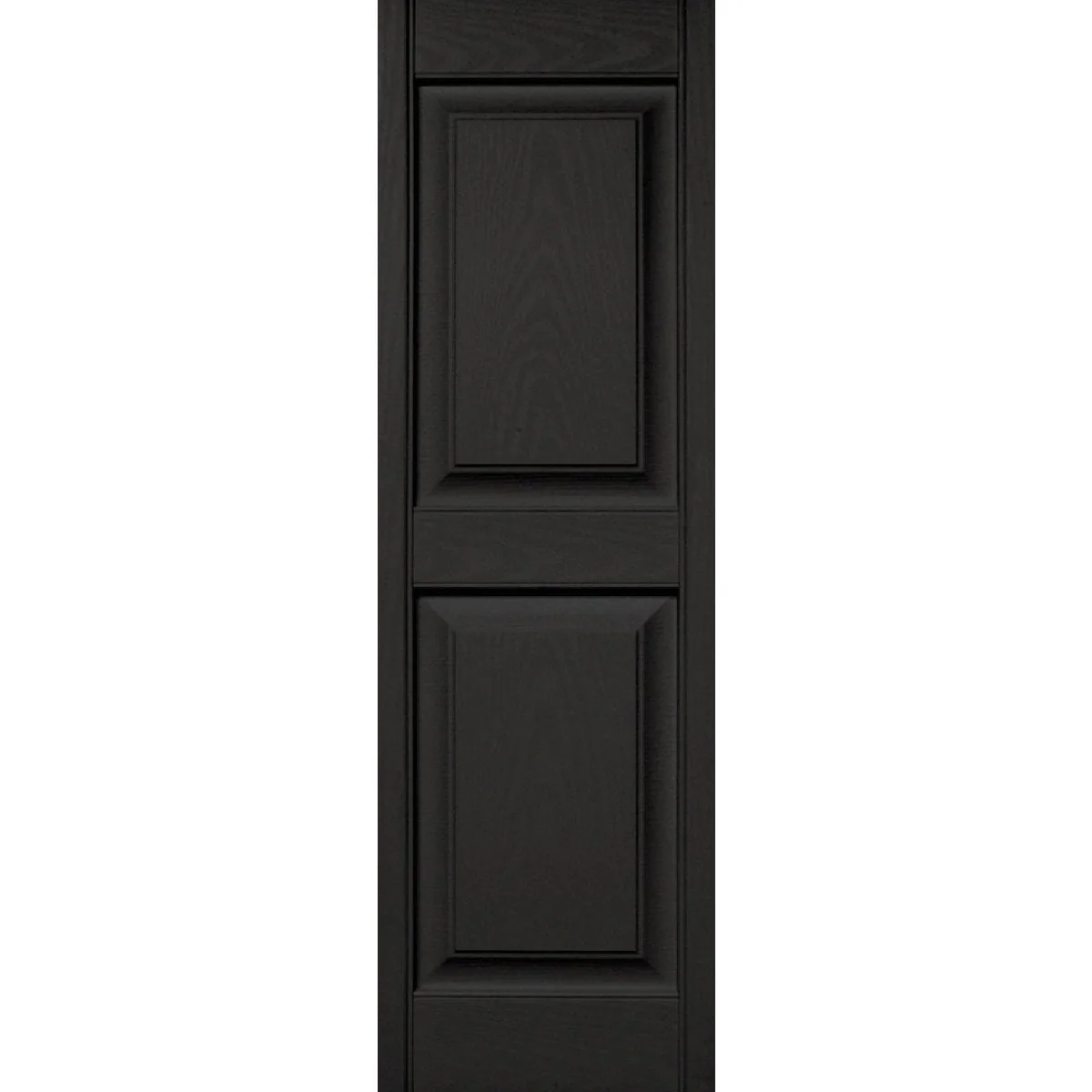 Fast Builders Edge 15 in. x 47 in. Black Panel Shutter 2-Pack Excellent