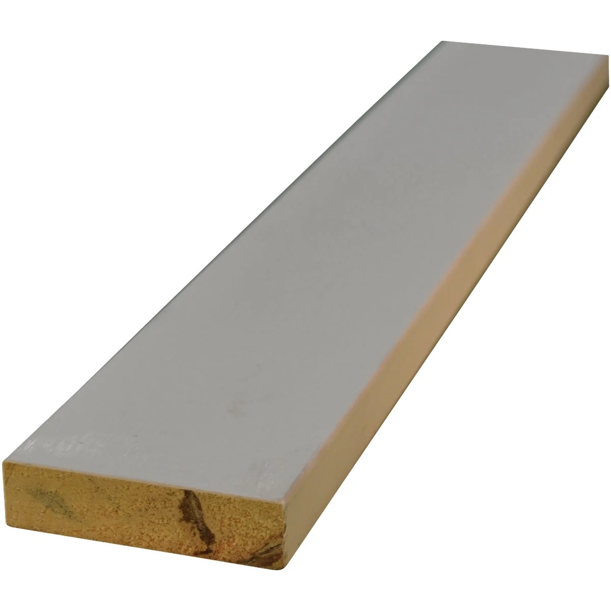 Next-Generation Alexandria Moulding 1 In. W. x 3 In. H. x 8 Ft. L. White Finger Joint Pine Board Efficient