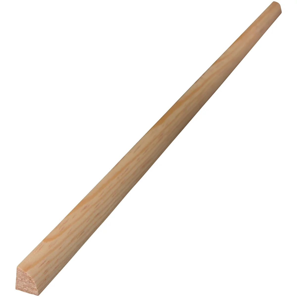 Minimalist Alexandria Moulding 1 2 In. W. x 1 2 In. H. x 8 Ft. L. Solid Pine Quarter Round Molding Flexible