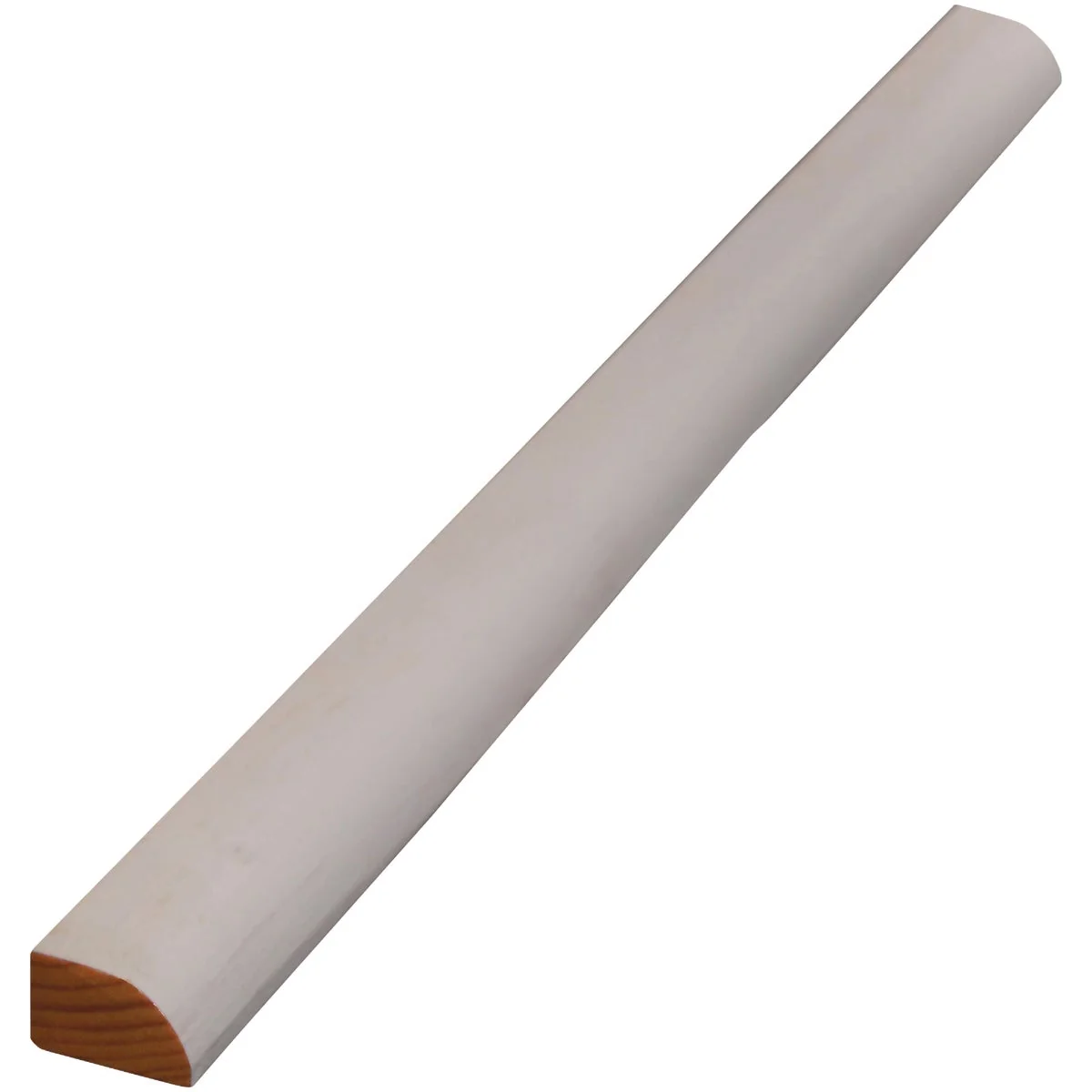 Exceptional Alexandria Moulding 1 2 In. W. x 3 4 In. H. x 8 Ft. L. White Finger Joint Pine Base Shoe Molding Long-Lasting