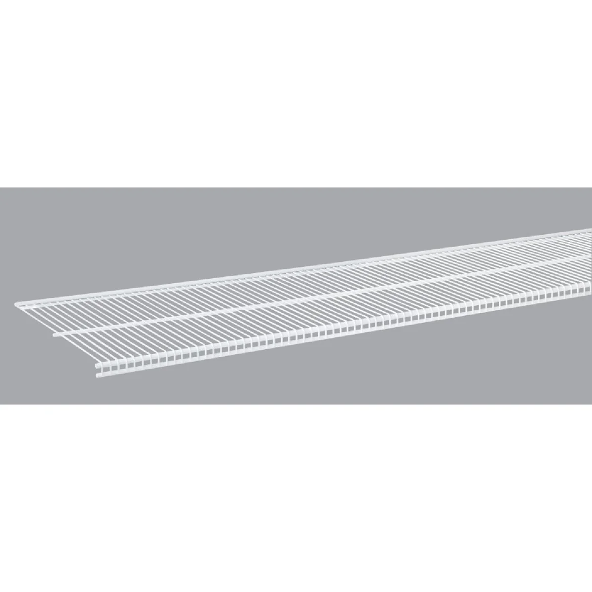 Stylish Organized Living domRail 4 Ft. W. x 16 in. D Profile Ventilated Closet Shelf White Expertly Made