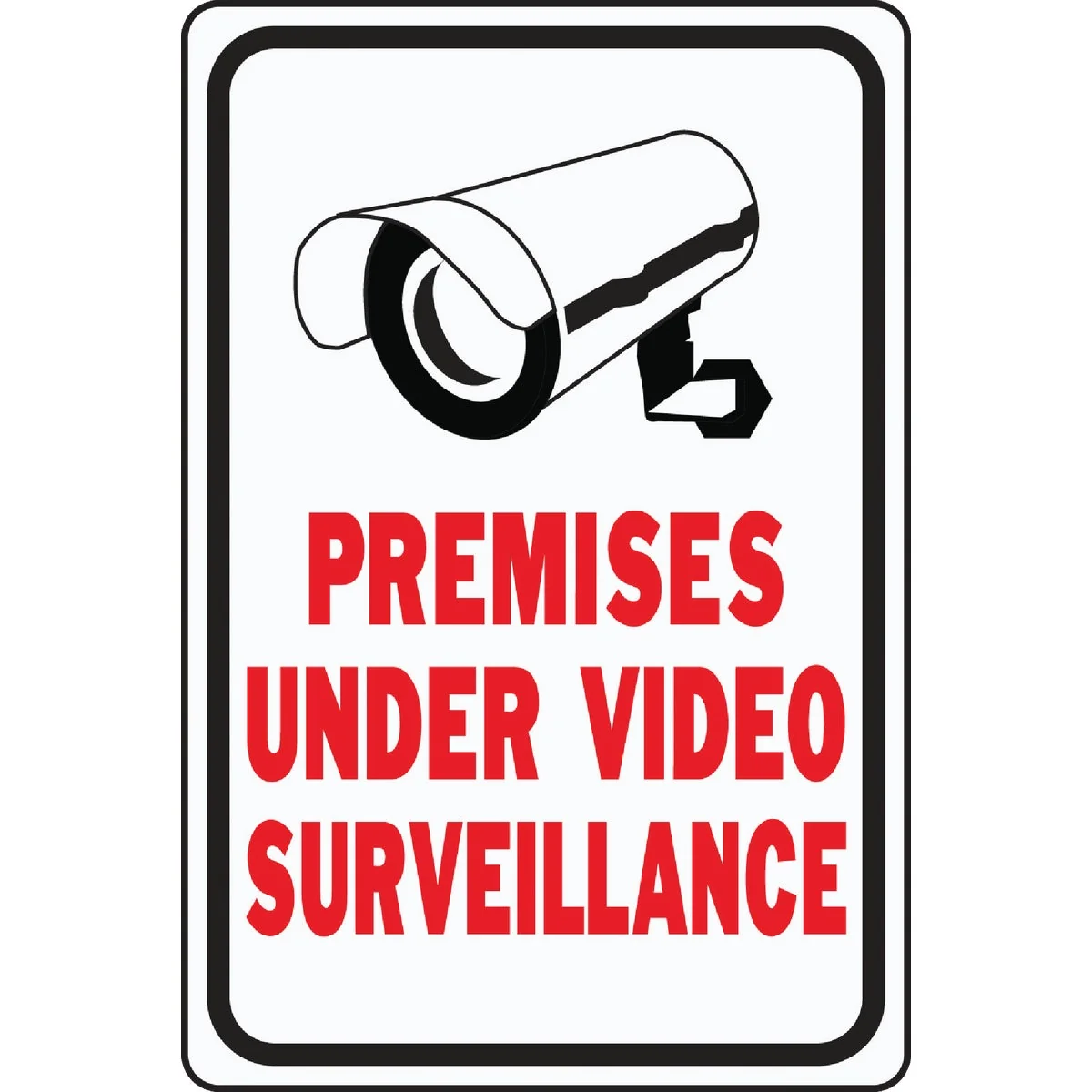 Next-Generation Hy-Ko Heavy-Duty Aluminum Sign Premises Under Video Surveillance Expertly Made