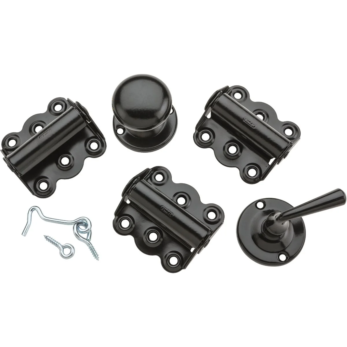 Excellent National Black 3-Hinge Screen Door Kit Outstanding