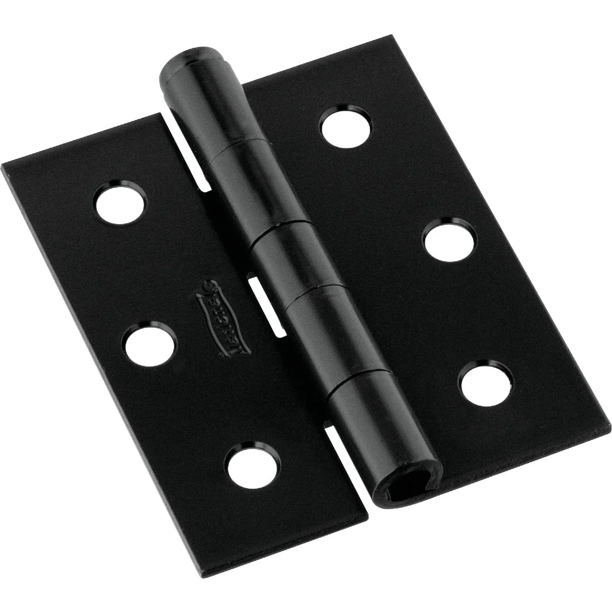 Versatile National 3 In. Square Corner Black Screen Door Hinge 2-Pack Genuine