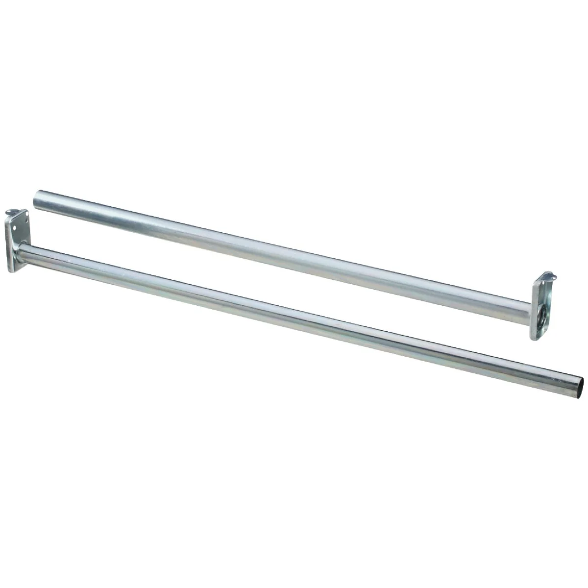 Breathable Stanley National 30 In. To 48 In. Adjustable Closet Rod Bright Steel Refined
