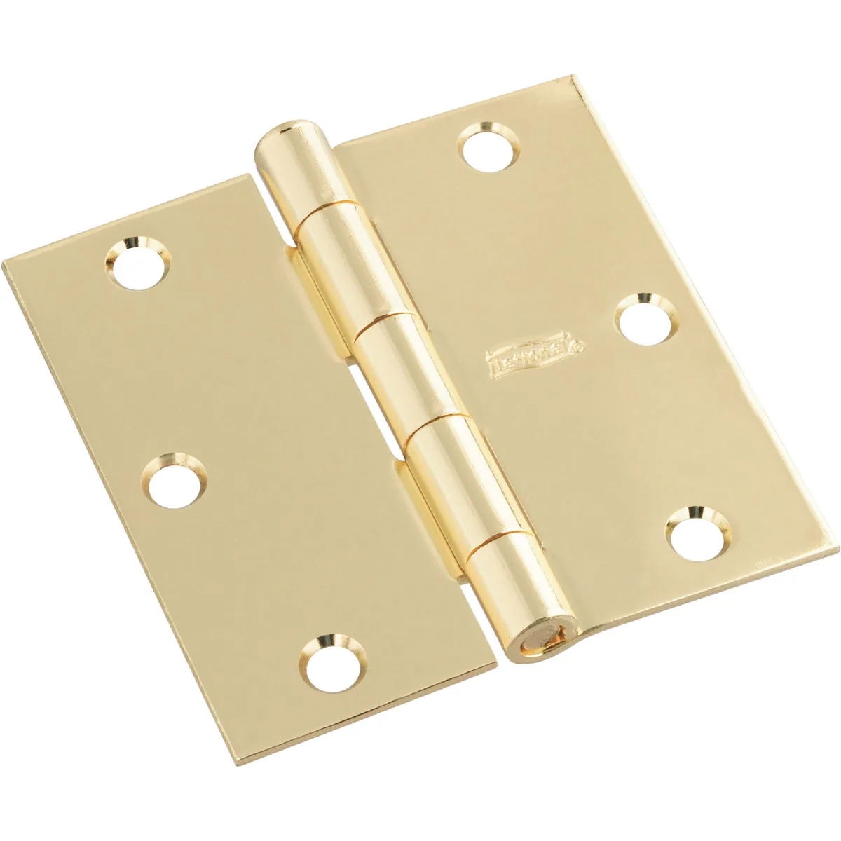 Sophisticated National 3-1 2 In. Square Polished Brass Door Hinge 3-Pack Genuine