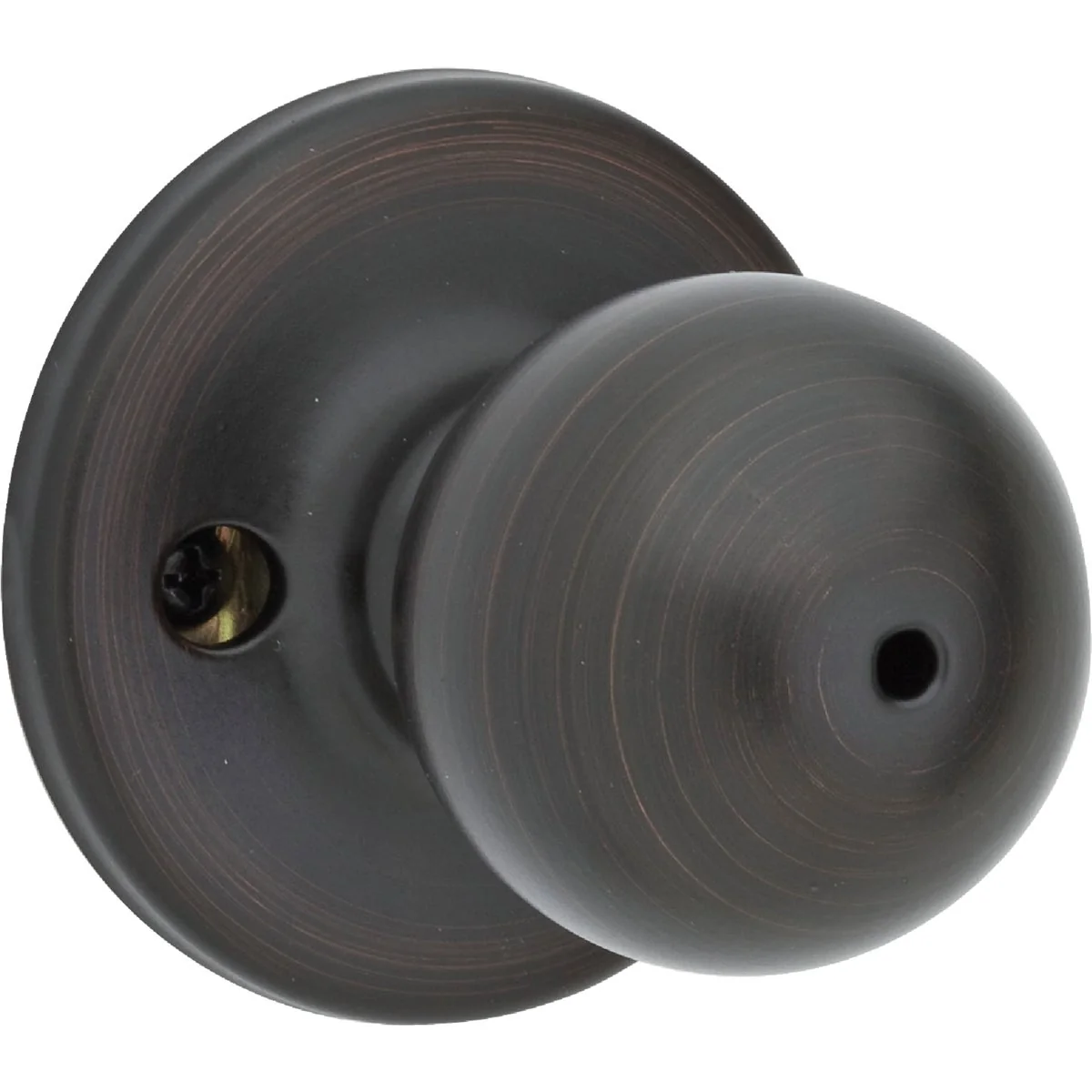 Minimalist Kwikset Polo Venetian Bronze Bed Bath Door Knob Lightweight