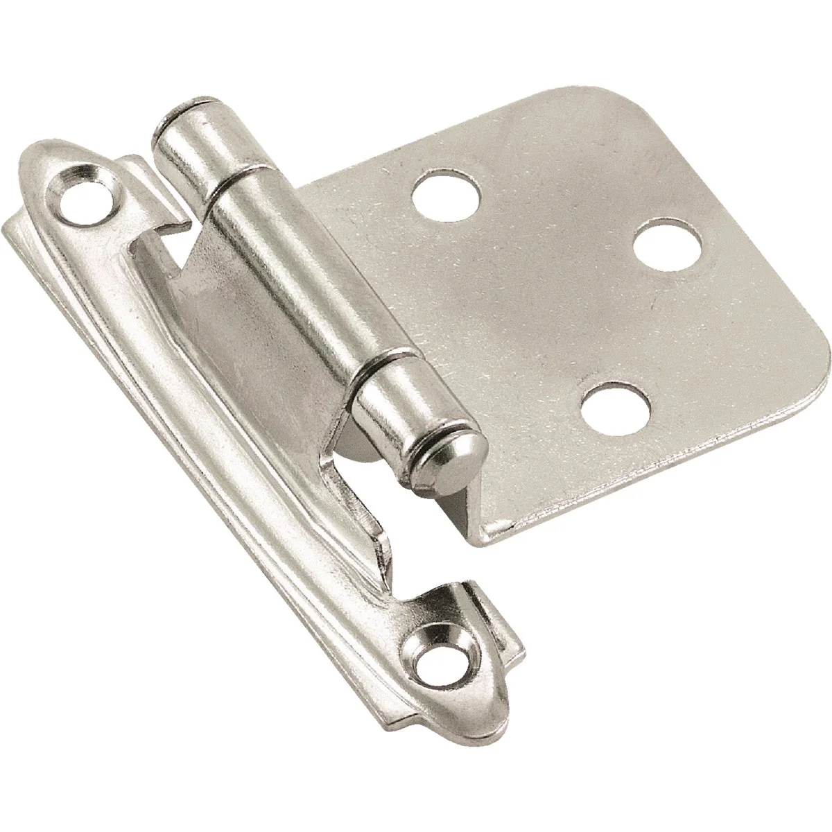 Solid Amerock Polished Chrome Self-Closing Face Mount Overlay Hinge 2-Pack Fashionable