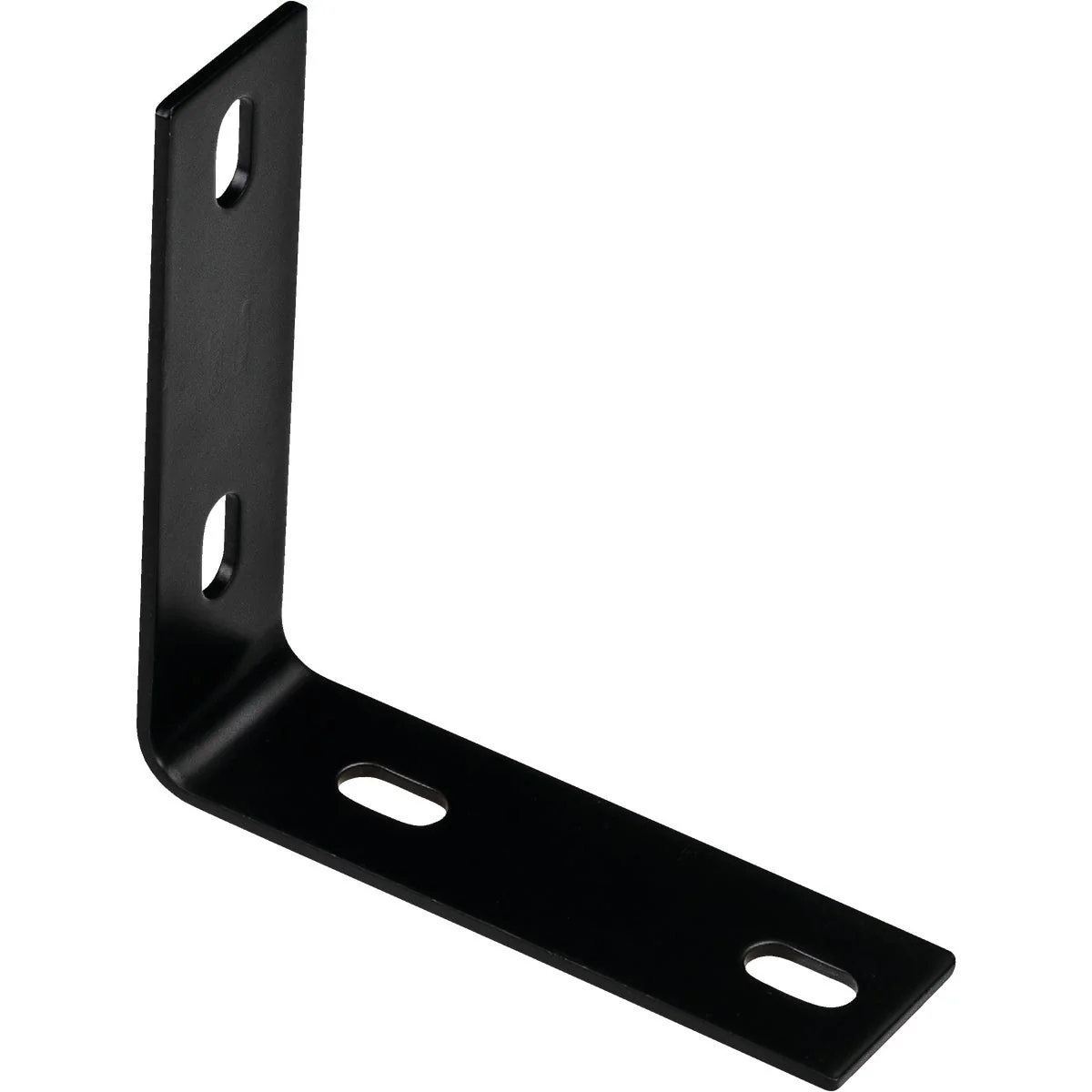 Durable National Catalog 1151BC 5.1 In. x 1.5 In. Black Heavy-Duty Corner Brace Exclusive
