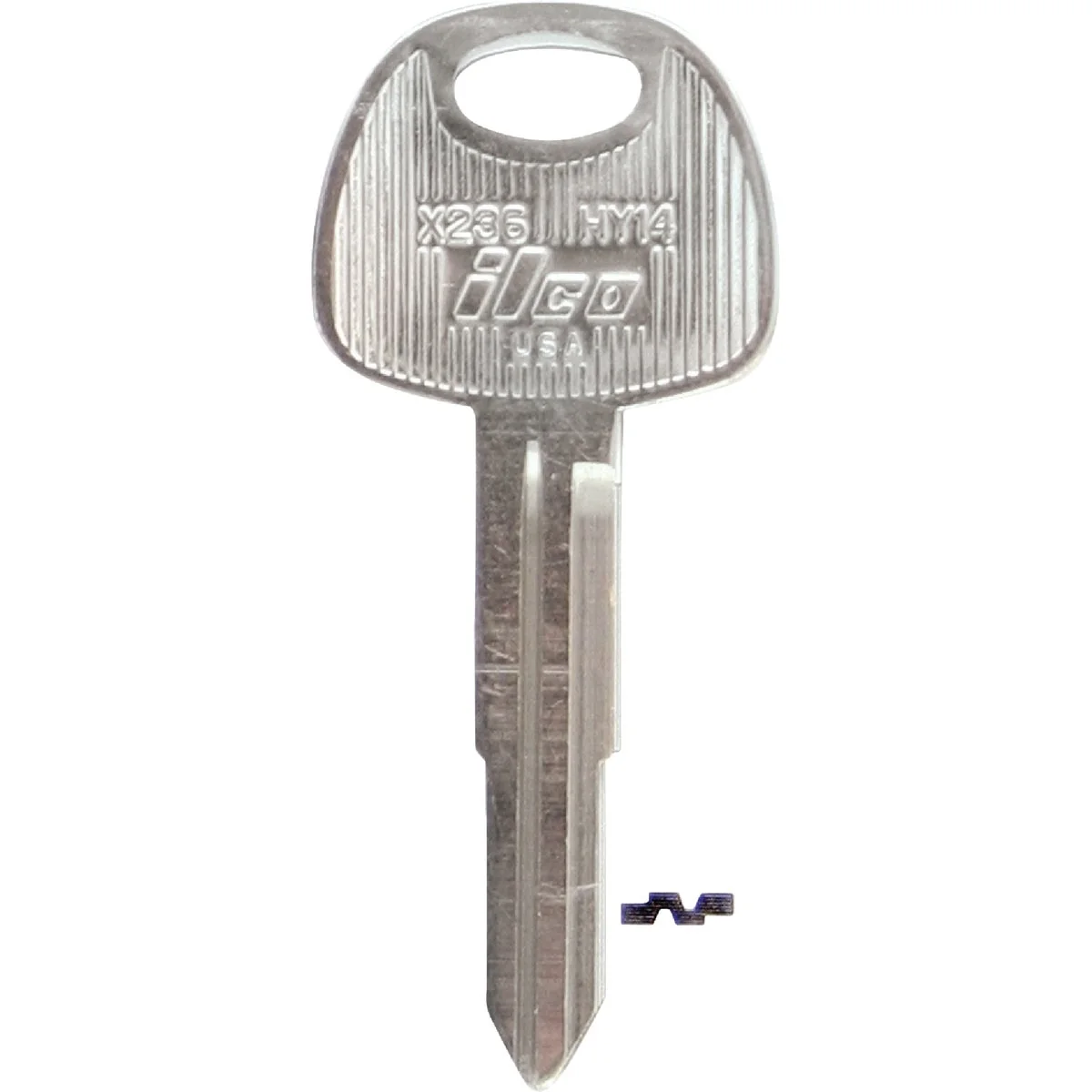 Traditional ILCO Hyundai Nickel Plated Automotive Key HY14 10-Pack Breathable