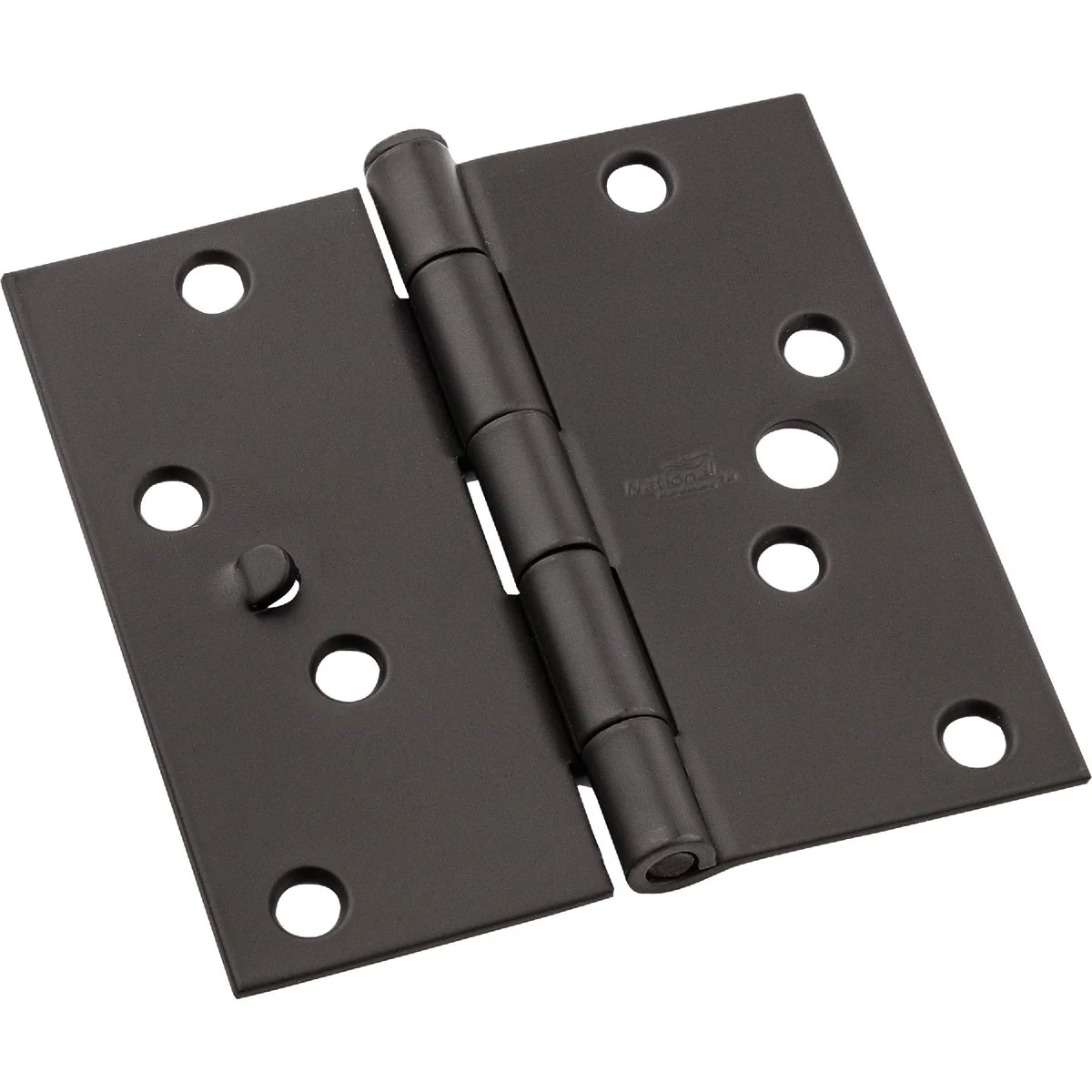 Expertly Made National 4 In. Oil Rubbed Bronze Square Door Hinge 3-Pack Next-Generation
