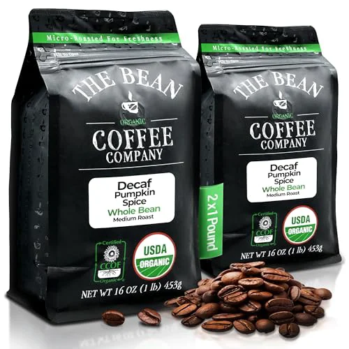 High-End The Bean Organic Coffee Co. Decaf Pumpkin Spice 32 Ounce Verified