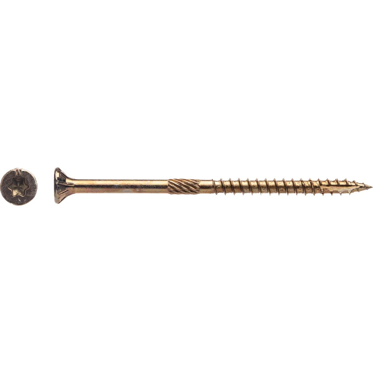 Carefully Designed Big Timber 9 x 3 In. Yellow Zinc Wood Screw 2000 Ct. Detailed