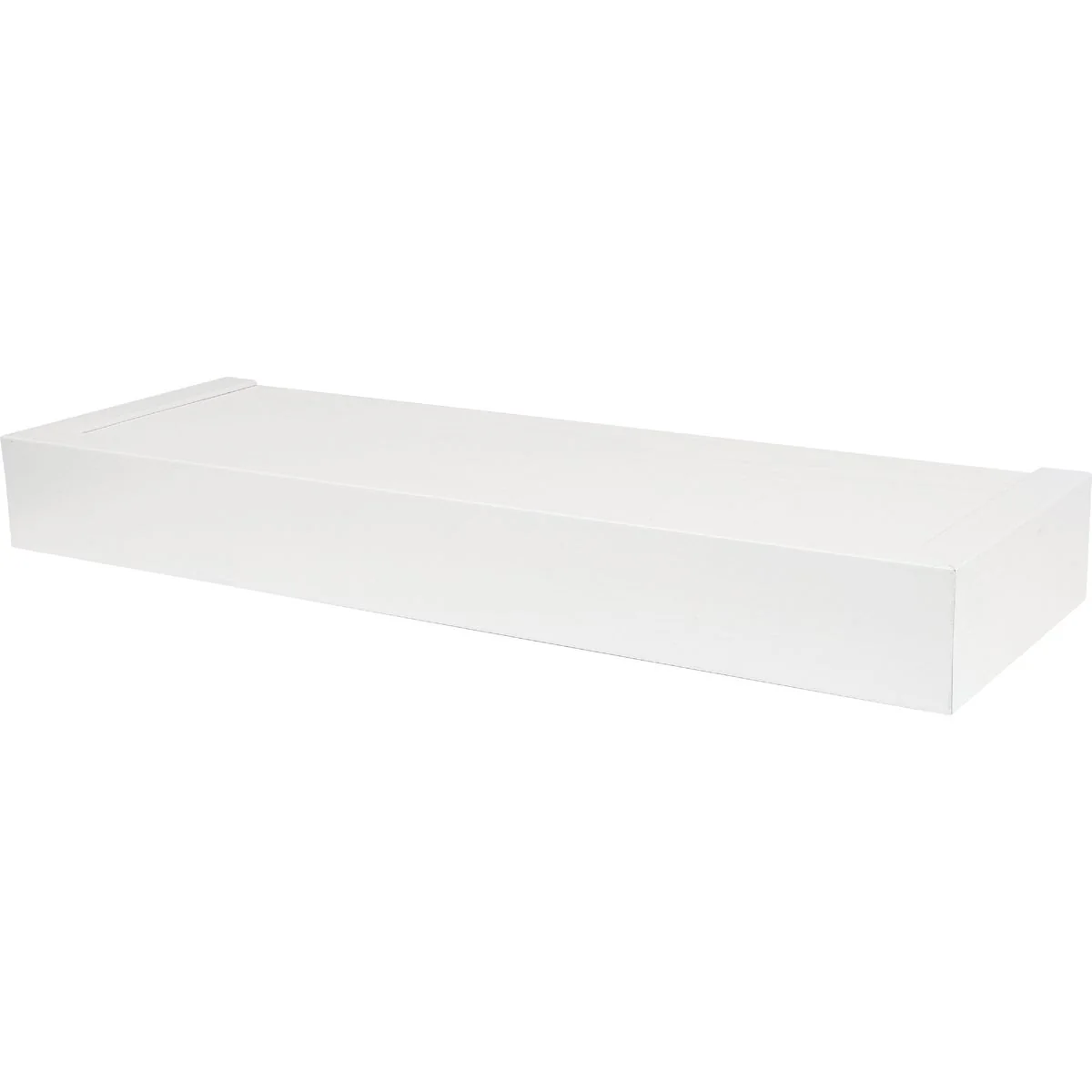 Pure High and Mighty 18 In. White Floating Shelf Soft