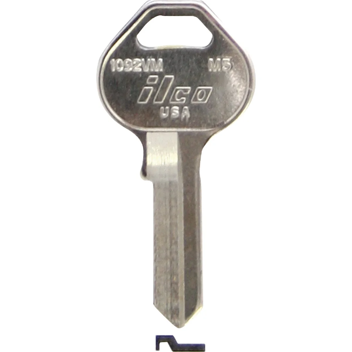 Premium ILCO Master Nickel Plated Padlock Key M5 10-Pack Long-Lasting