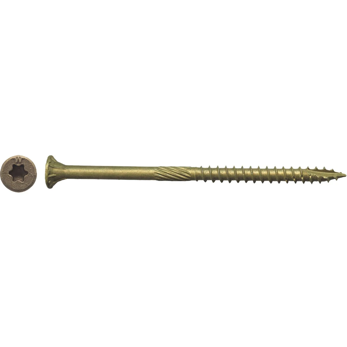 Crafted Big Timber 9 x 3 In. Bronze Flat Head Wood Screw 395 Ct. 5 Lb. Professional