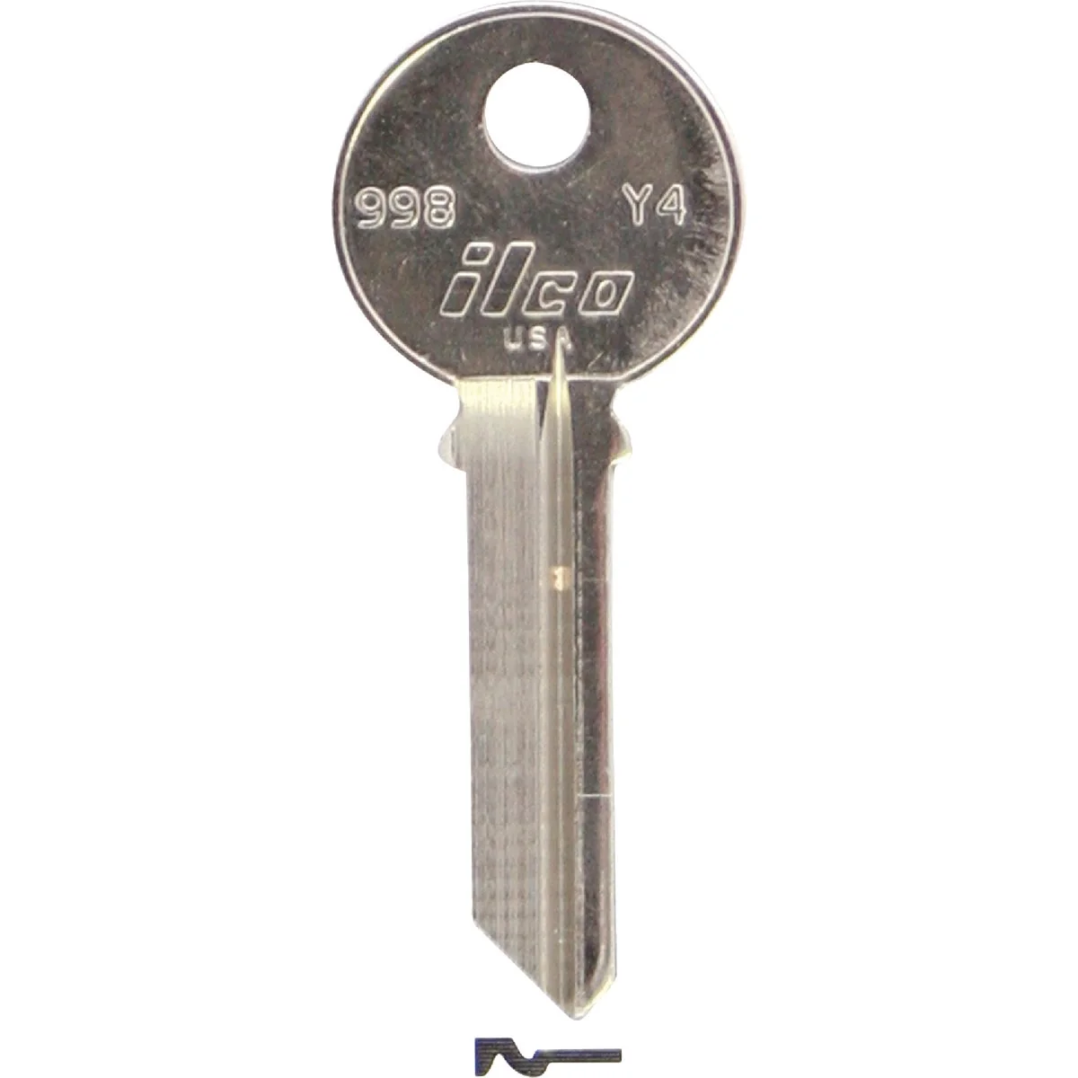 Convenient ILCO Yale Nickel Plated House Key Y4 10-Pack First-Class