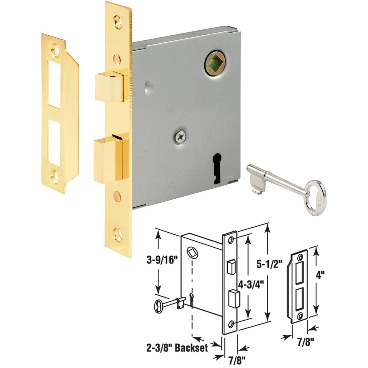Selected Prime Line Bit Key Mortise Lock Reliable