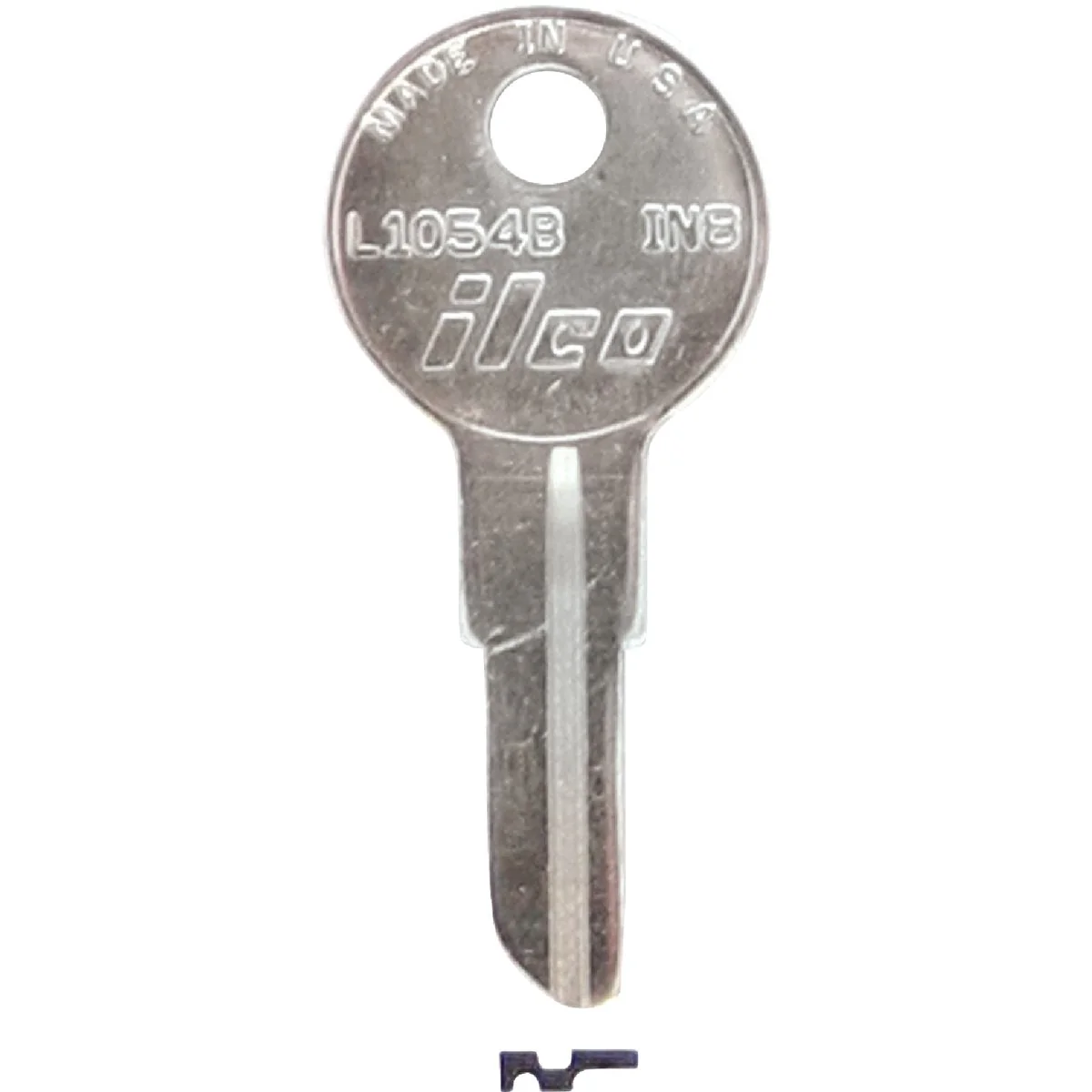 Luxury ILCO Nickel Plated File Cabinet Key IN8 10-Pack Recyclable