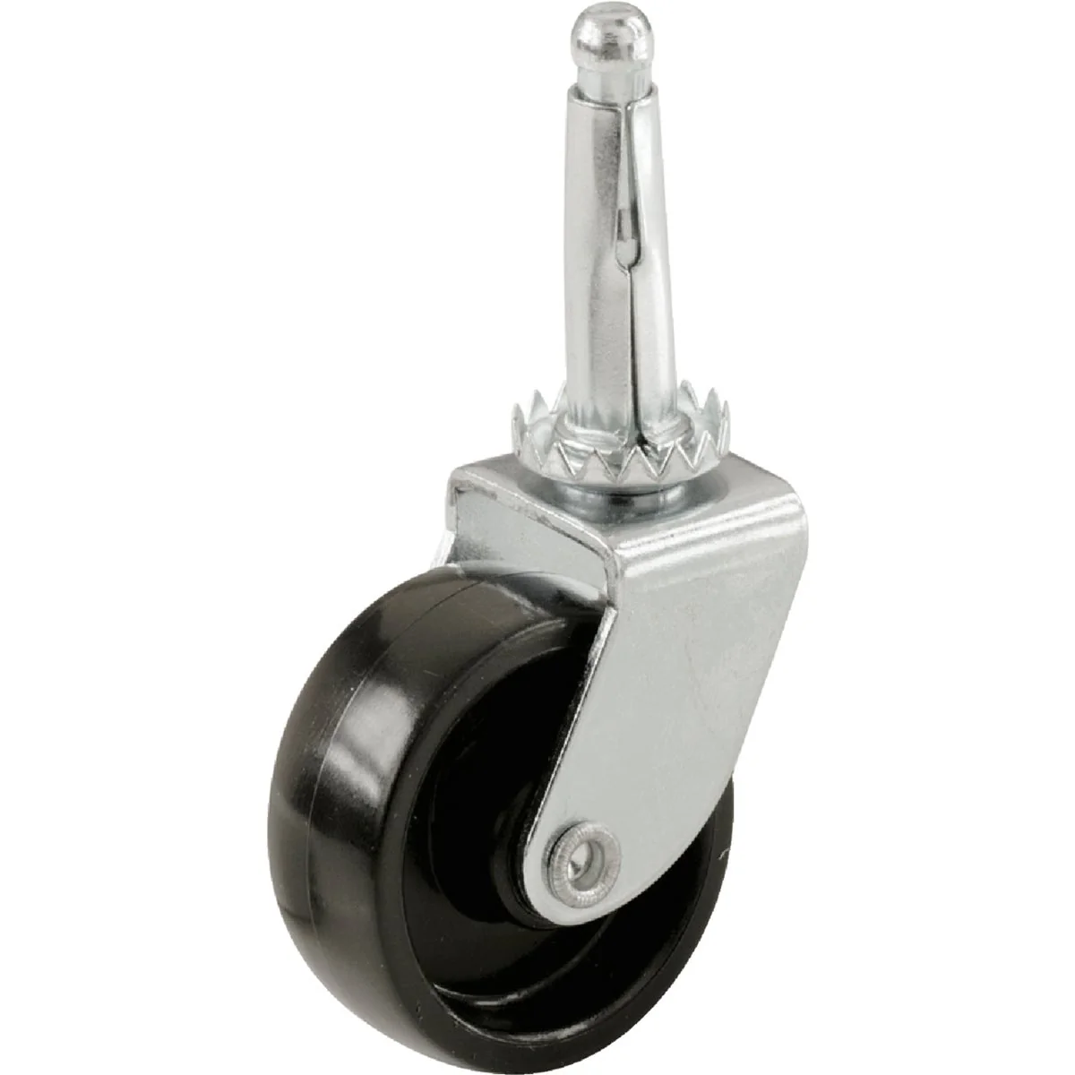 Consistent Do it 1-1 4 In. Light-Duty Plastic Swivel Stem Black Caster 4-Pack Breathable
