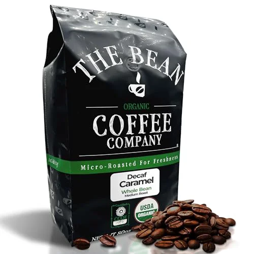 Expertly Made The Bean Organic Coffee Co. Decaf Caramel 80 Ounce High-Performance
