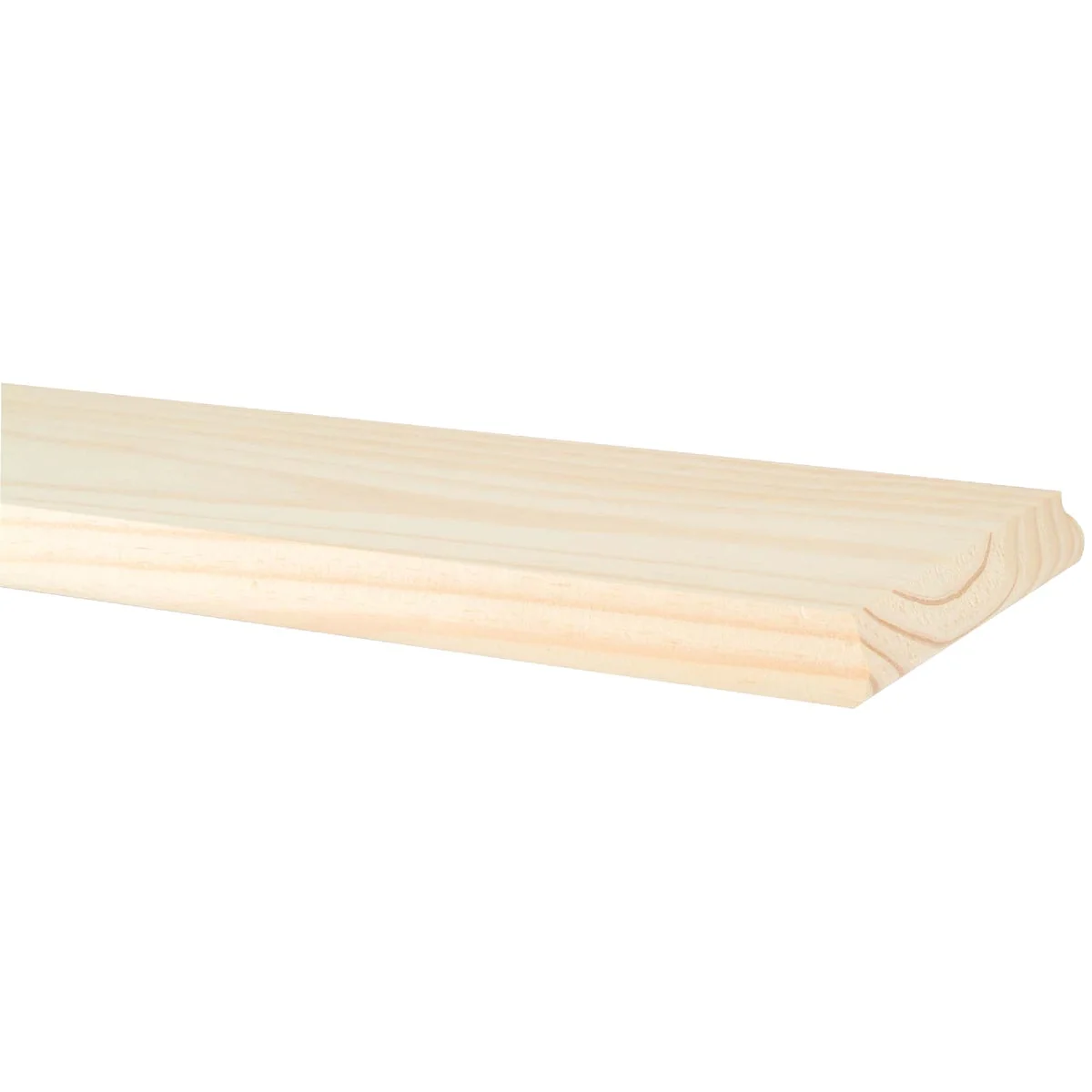 Fashionable Waddell 9 In. x 36 In. Unfinished Premium Pine Shelving Detailed