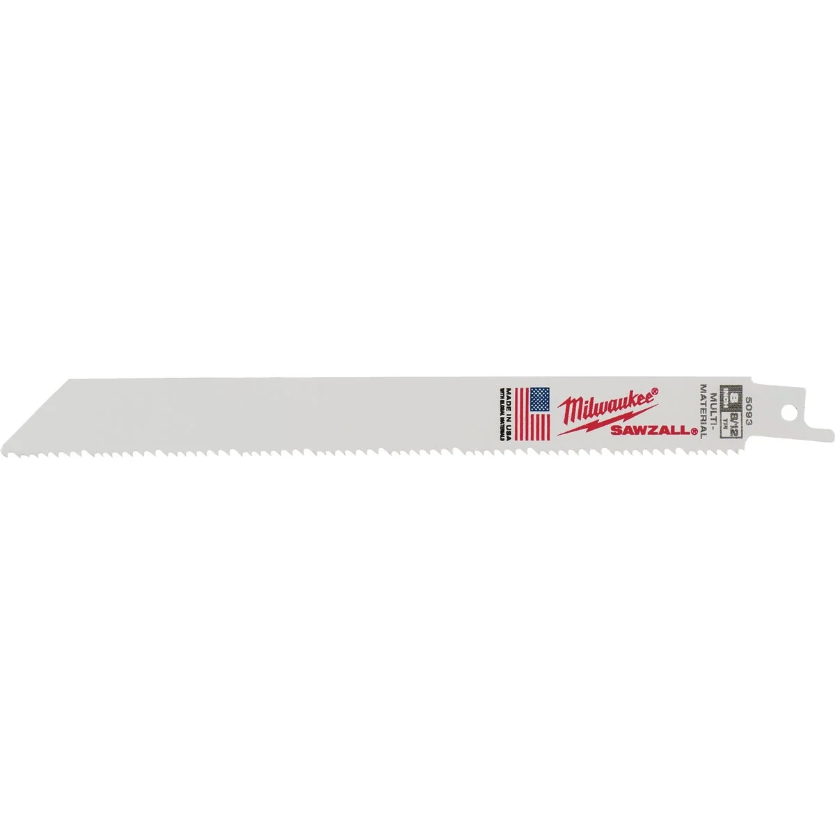Refined Milwaukee Sawzall 8 In. 8 12 TPI Multi-Material Reciprocating Saw Blade Selected