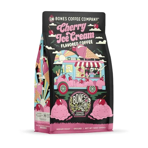 Minimalist Cherry Ice Cream Flavored Coffee 12 Ounce Verified