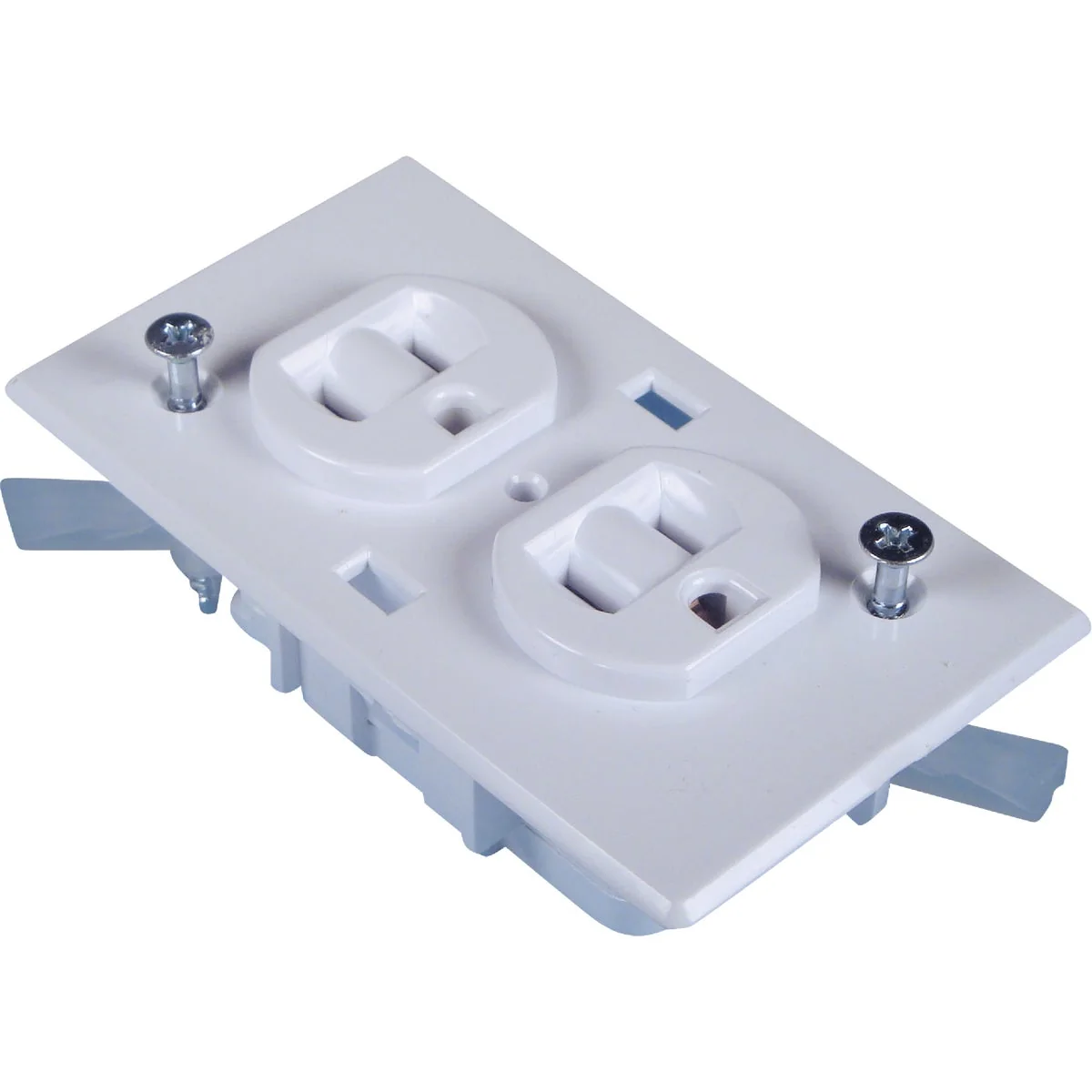 Sustainable United States Hardware 15A White Conventional Mobile Home 5-15R Duplex Outlet Unique